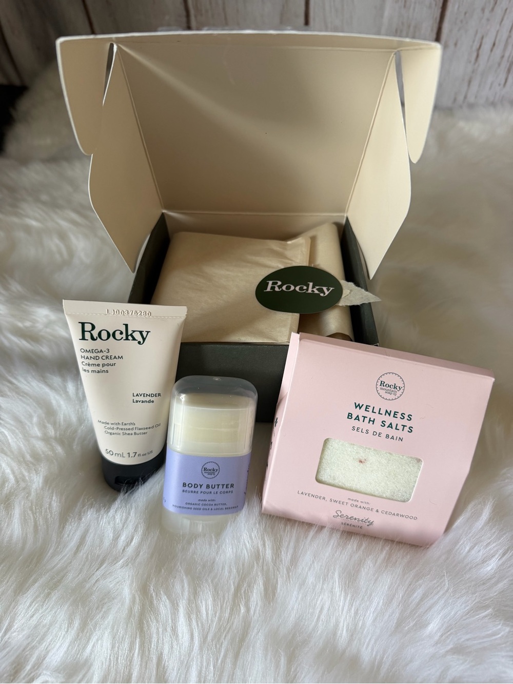 Rocky Mountain Soap Co Serenity Wellness Gift Set Sealed